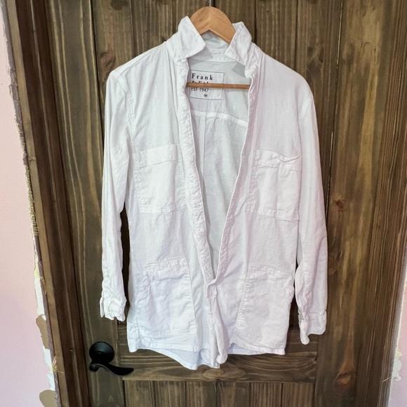 Frank & Eileen Pants - Ireland white linen playsuit  BRAND NEW